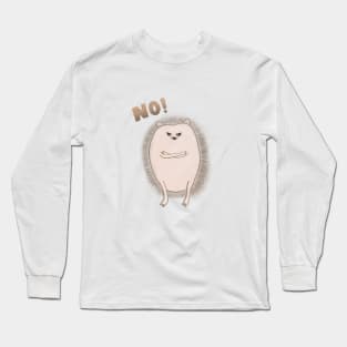 Grumpy Hedgehog Long Sleeve T-Shirt